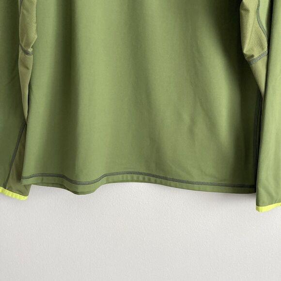 G/Fore Pullover Mens Medium Green 1/4 Zip Golf Jacket Logo Performance Preppy - Picture 6 of 11